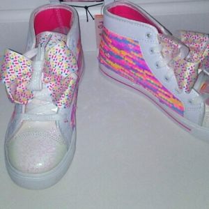 Jojo Siwa Girls shoes Size 3 Sprinkles!